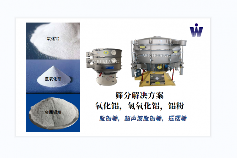 氧化鋁、氫氧化鋁、金屬鋁粉篩分案例